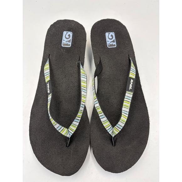 Teva Women's Black Sandals,‎ Sz 10 - Picture 1 of 6